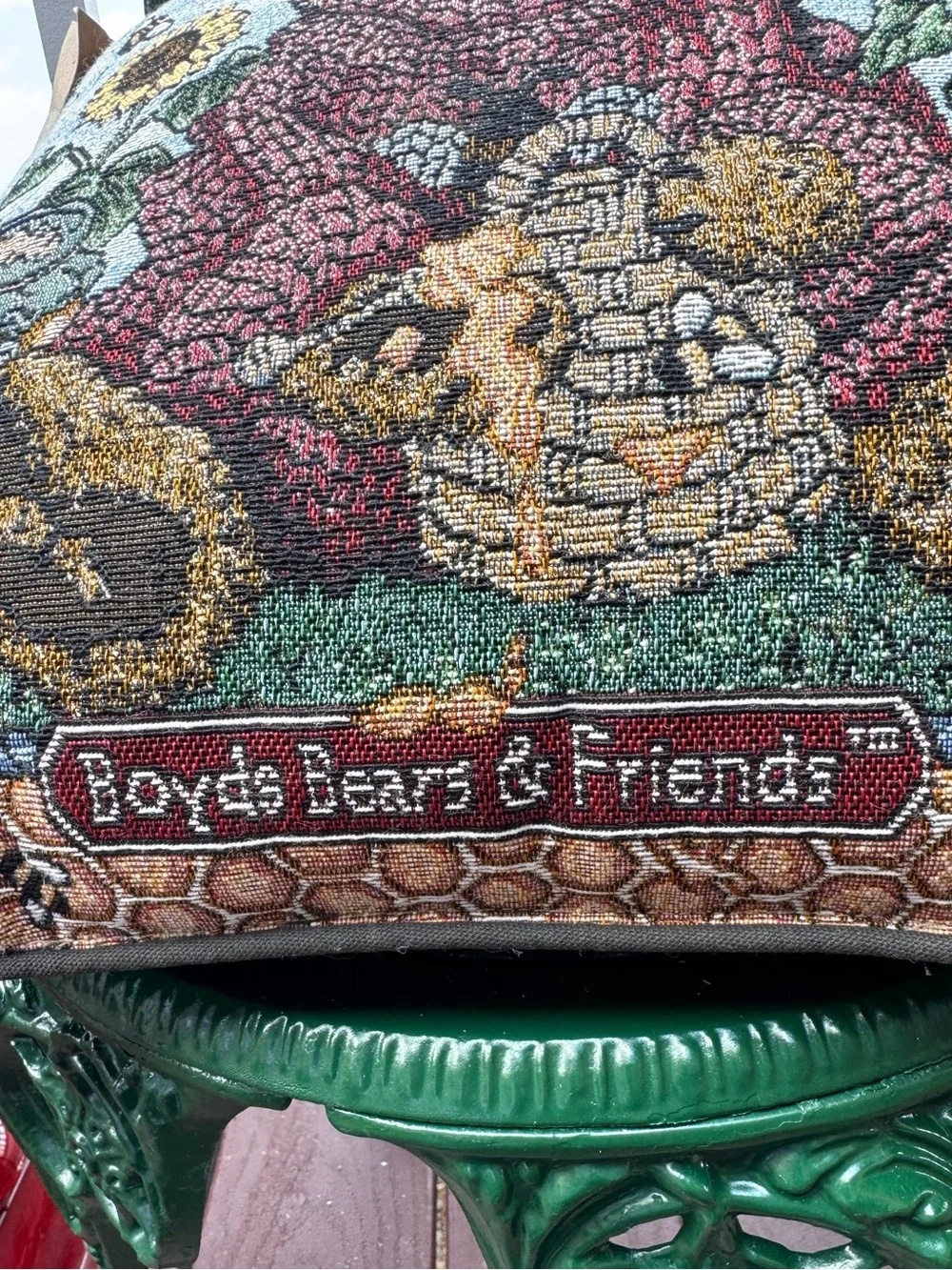 Boyds Bear Tapestry Pillow